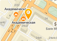 банк открытие возле метро академическая