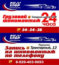 Сеть шиномонтажных мастерских "Pit - Stop"