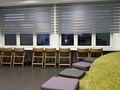 Рулонные шторы на проем для библиотек, в офис, в школу