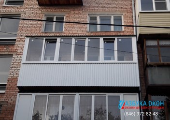 Создание и остекление балкона с нуля