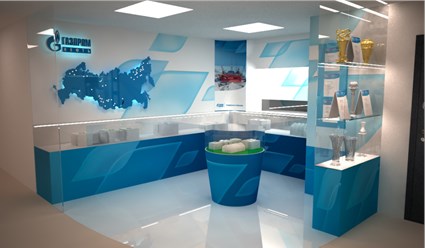 3D дизайн выставочного стенда