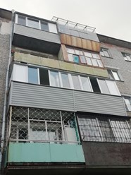 Наружная отделка балкона сайдингом омск