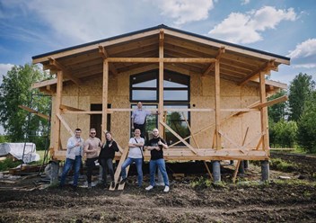 Строительные работы на объекте