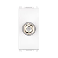 Антенная TV-розетка CADUCEUS ALING EXPERIENCE с антибактериальной защитой для скрытой проводки, спутниковая, одиночная, модульная