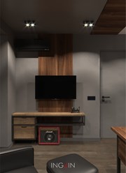 Project "Space" - дизайн двухуровневых 111 м2 в Хабаровске. Студия дизайна интерьеров INGAIN