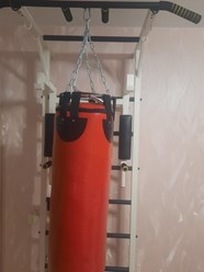 Мешок боксерский Titan Sport вес 50 кг (Текстиль), D35, 150см, цвет красный