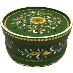 Зеленая шкатулка - короб для украшений и драгоценностей