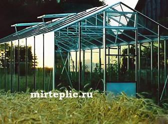 Алюминиевая теплица из стекла от производителя Агрисовгаз