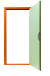 Дверь металлическая противопожарная глухая ДМП 01-EIS 60 двухцветная покраска