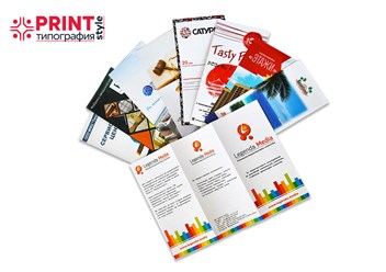 Евробуклет А-4, 2 фальца