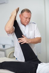 ПИР мягкие мышечно-энергетические техники мануальной терапии на мышцах задней поверхности бедра и голени справа
