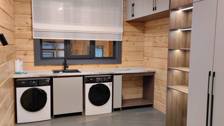 Обустройство постирочной комнаты в своем доме