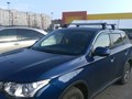 Багажник Атлант на Мицубиси Оутлендер без рейлингов, аэродинамический профиль