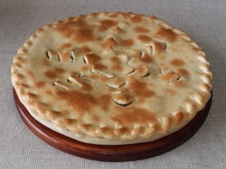 Пирог с семгой