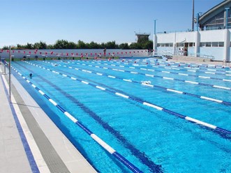 Спортивный 50 метровый бассейн в Паралимпийском спортивном центре &quot;Украина&quot; город Евпатория