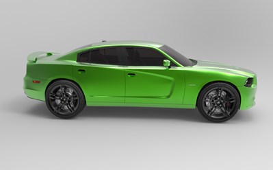 3D моделирование и визуализация автомобилей.Визуализация Dodge Chardger