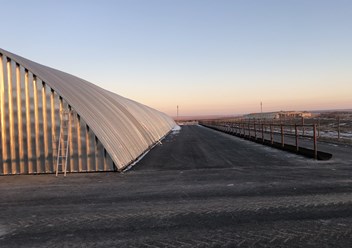 Арочный ангар под ключ