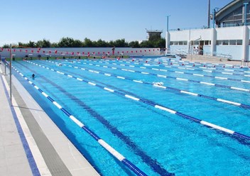Спортивный 50 метровый бассейн в Паралимпийском спортивном центре &quot;Украина&quot; город Евпатория