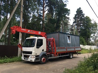 Доставка и перевозка металлических вагончиков