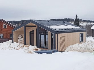 Каркасный дом барнхаус