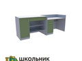 Демонстрационный стол, который предназначен для кабинетов химии, физики и биологии. Столешницу покрывают химически стойким пластиком, чтобы продлить срок ее службы.