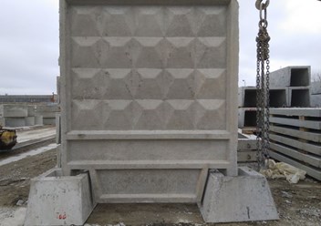 Панель ограждения 3ПБ40-20 с фартуком (h=2530)