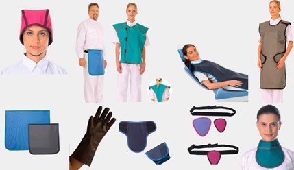 Одежда рентгенозащитная Kiran: Защита для головы, покрытие с ремнем, фартук панорамный, фартук дентальный, фартук односторонний, перчатки рентгенозащитные, защита ля гонад, защита щитовидной железы