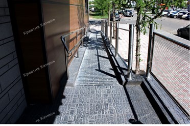 Тротуарная плитка &quot;Крит&quot; 300x300x30мм, Кирпичик Берлин 100x200x50мм
