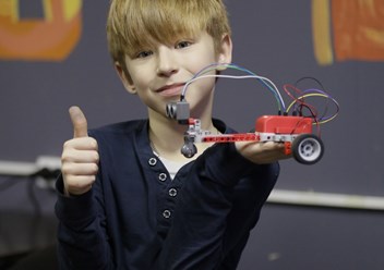 Вот таких роботов собирают сами ребята