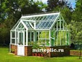 Красивая английская теплица Salisbury Botanik с тамбуром 14 м&#178;