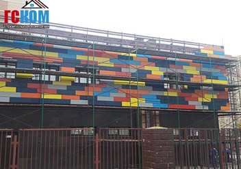 Монтаж вентфасада ТЦ Крутиловский Селятино