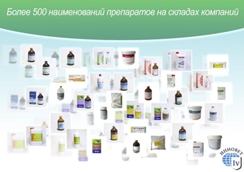 Более 500 препаратов отечественных и зарубежных производителей