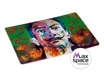 Салфетка под тарелку с логотипом в типография Максспейс