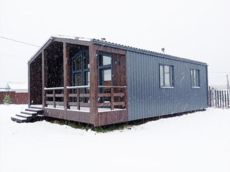 Каркасный дом барнхаус