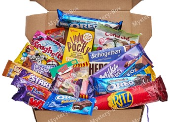 Коробка с Европейскими и Американскими сладостями за 1999 р. 
www.Mystery-Box.ru