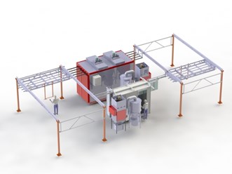Кольцевая линия покраски