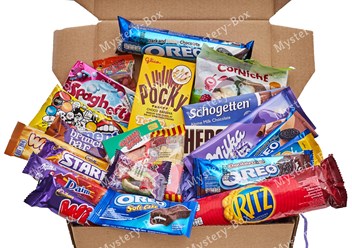 Коробка с Европейскими и Американскими сладостями за 1999 р. 
www.Mystery-Box.ru