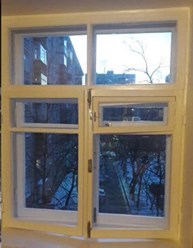 Реставрация деревянных окон. После выполнения работы.
