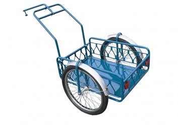 Велотележка велоприцеп BT-100  подробнее на сайте Аист Вело aist-velo.ru

Прицепляется к велосипедам различных марок и моделей с диаметром колеса от 20&quot; до 29&quot;.