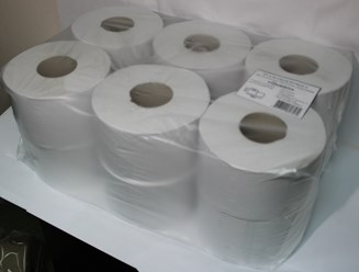 Туалетная бумага Queen для диспенсеров торк - 200 метров, система Т2, номер 120197, tork universal в mini рулонах.