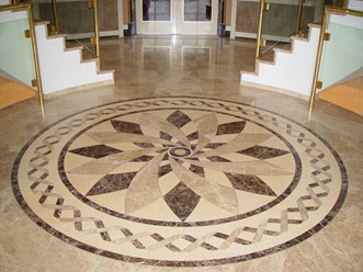 "Розетка" из мрамора