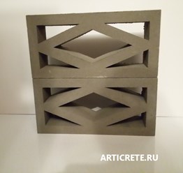 Декоративный блок Dianne, размеры 195х395х90 мм.  Цена 75 руб. / шт.