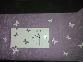 Настенные часы &quot;Порхающие бабочки&quot;  Больше моделей на нашем сайте: http://ideyadecora.ru/