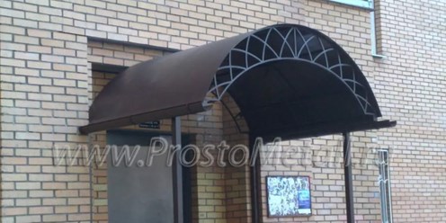 Металлические козырьки