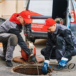 гидродинамическая прочистка канализации