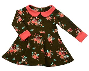 Платье для девочки. Состав: 95% хлопок, 5% лайкра