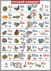 Виниловая таблица &quot;Русский алфавит&quot;