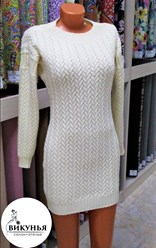 Платье  из трикотажного полотна