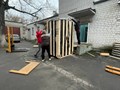 Разгрузка медицинского оборудования в Гомеле
