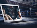 Промо-сайт боксерского поединка — яркий и дерзкий
